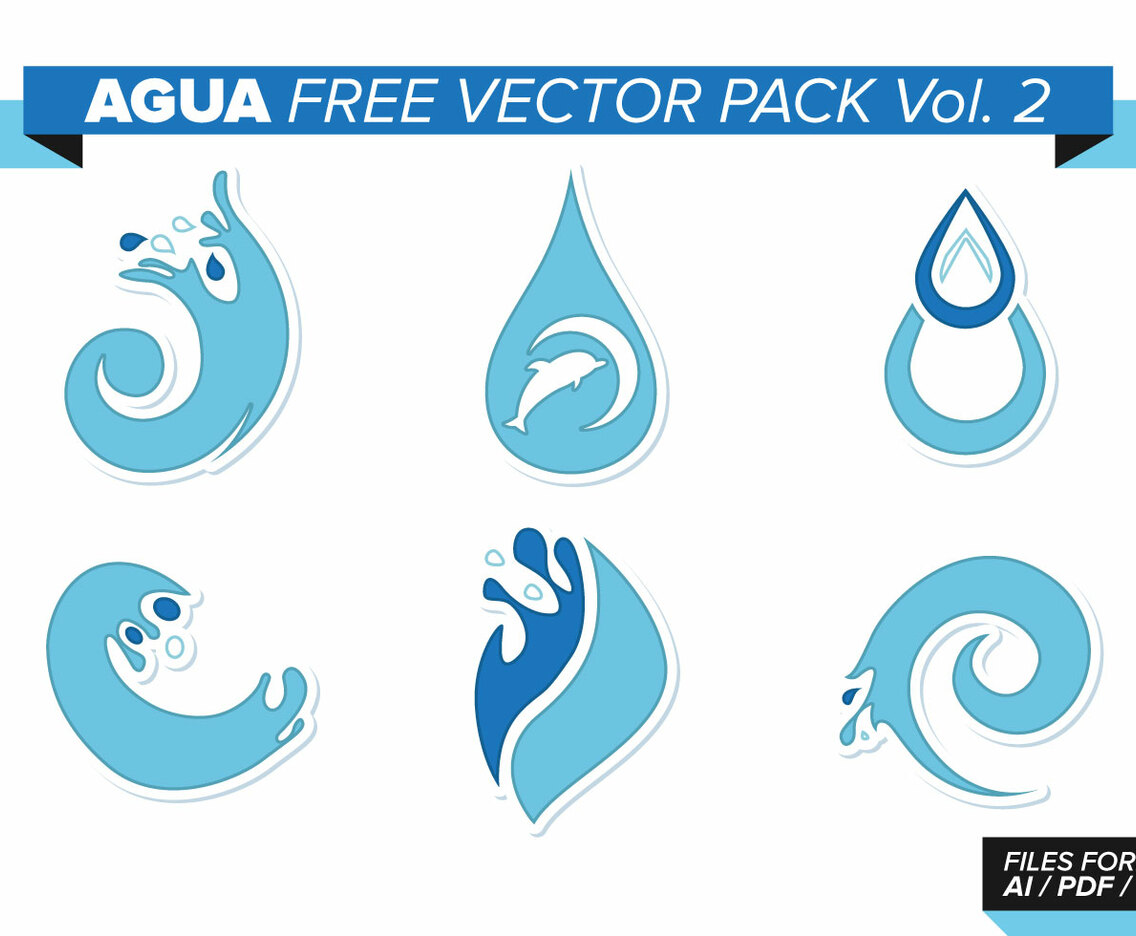 Agua Free Vector Pack Vol. 2