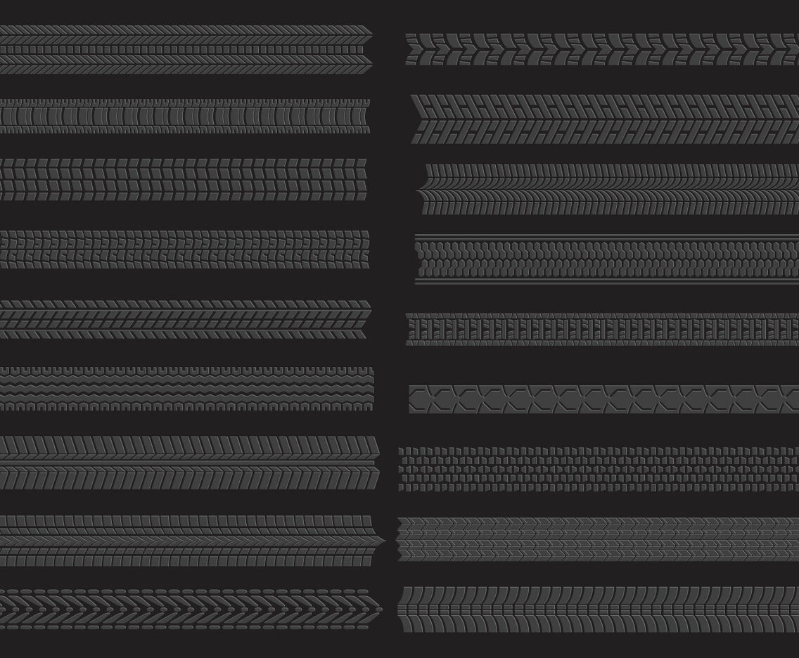 Tire Marks Vectors
