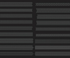 Tire Marks Vectors