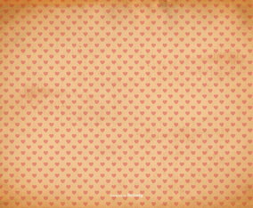 Old Shabby Heart Pattern Background