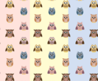Free Owl Pattern Vector