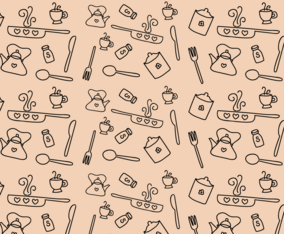 Free Kitchen Pattern Vector