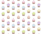 Free Cupcake Pattern Vector