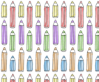 Free Pencil Pattern Vector