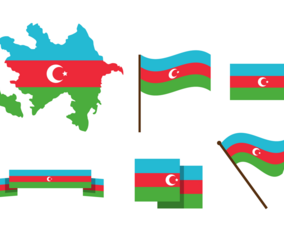 Free Azerbaijan Map Vector