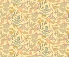 Boho Plants Leafs Pattern