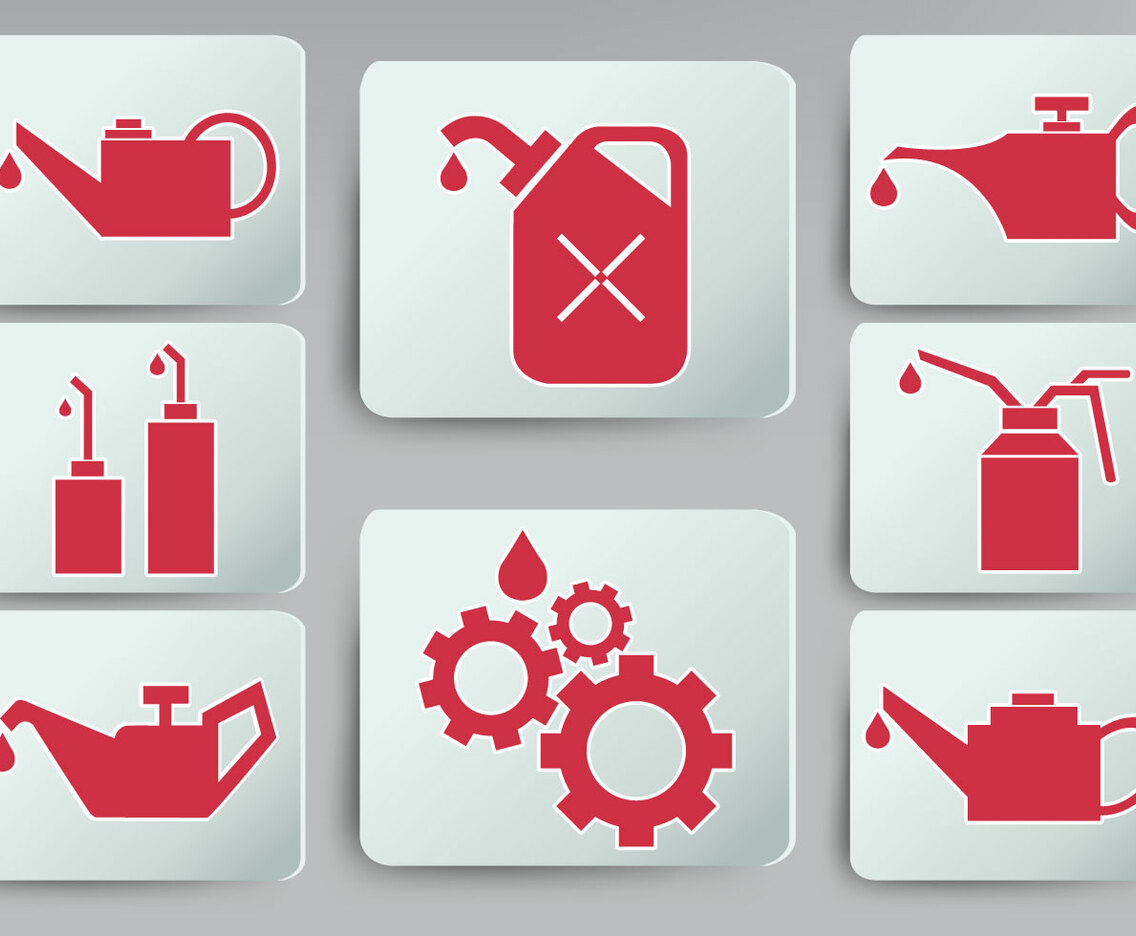 Oil Can Icon set