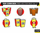 Pop Corn Box Free Vector Pack Vol. 2