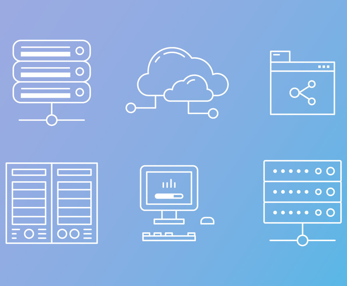 Free Server Rack Vector Graphic 1