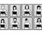 Mugshot Vector Illustration