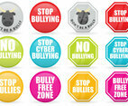 Stop Bullying Vector Signs
