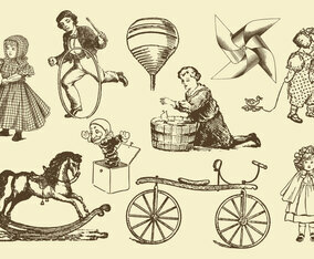 Antique Toy Vectors