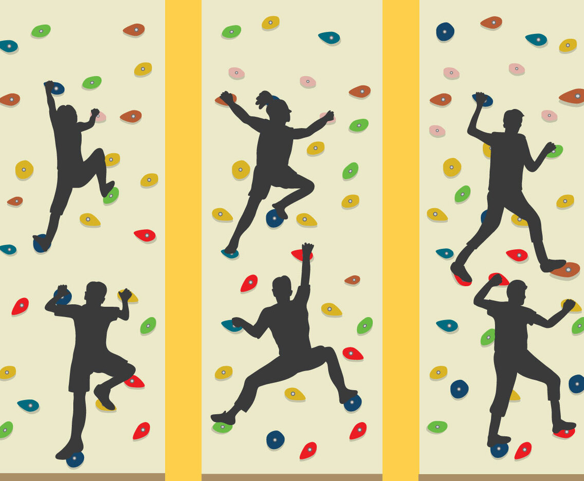 Climbing Wall Vector