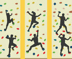 Climbing Wall Vector