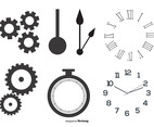Clock Parts Vector Shapes
