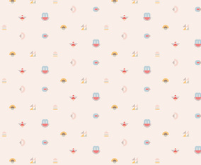 Pastel Geometric Pattern Background