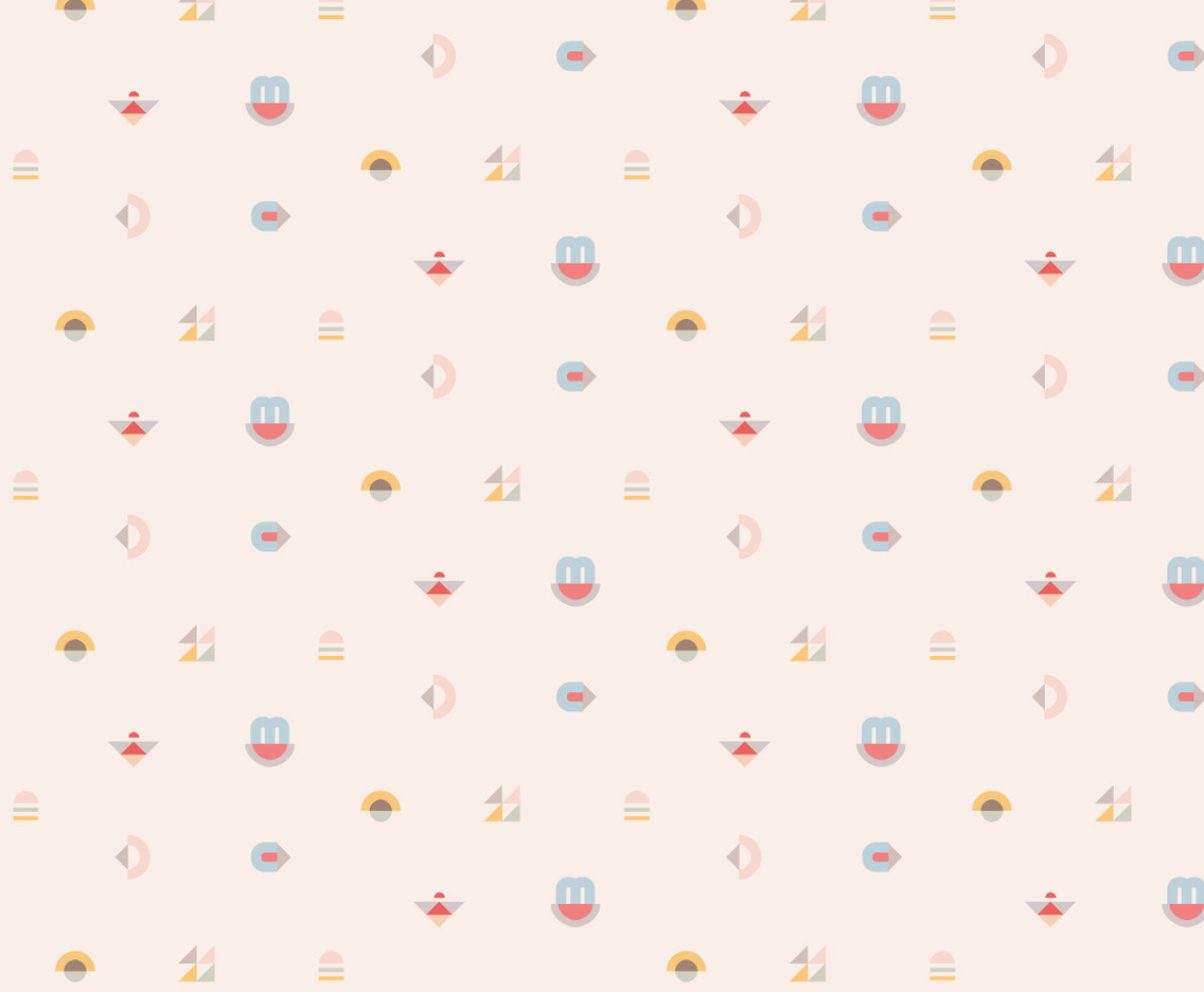 Pastel Geometric Pattern Background