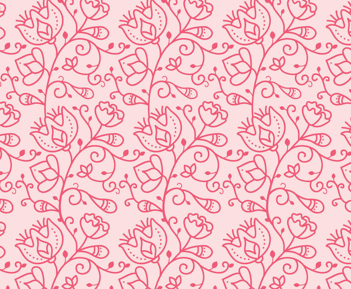 Floral Outline Pattern