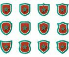 Free Maroc Shield Vectors