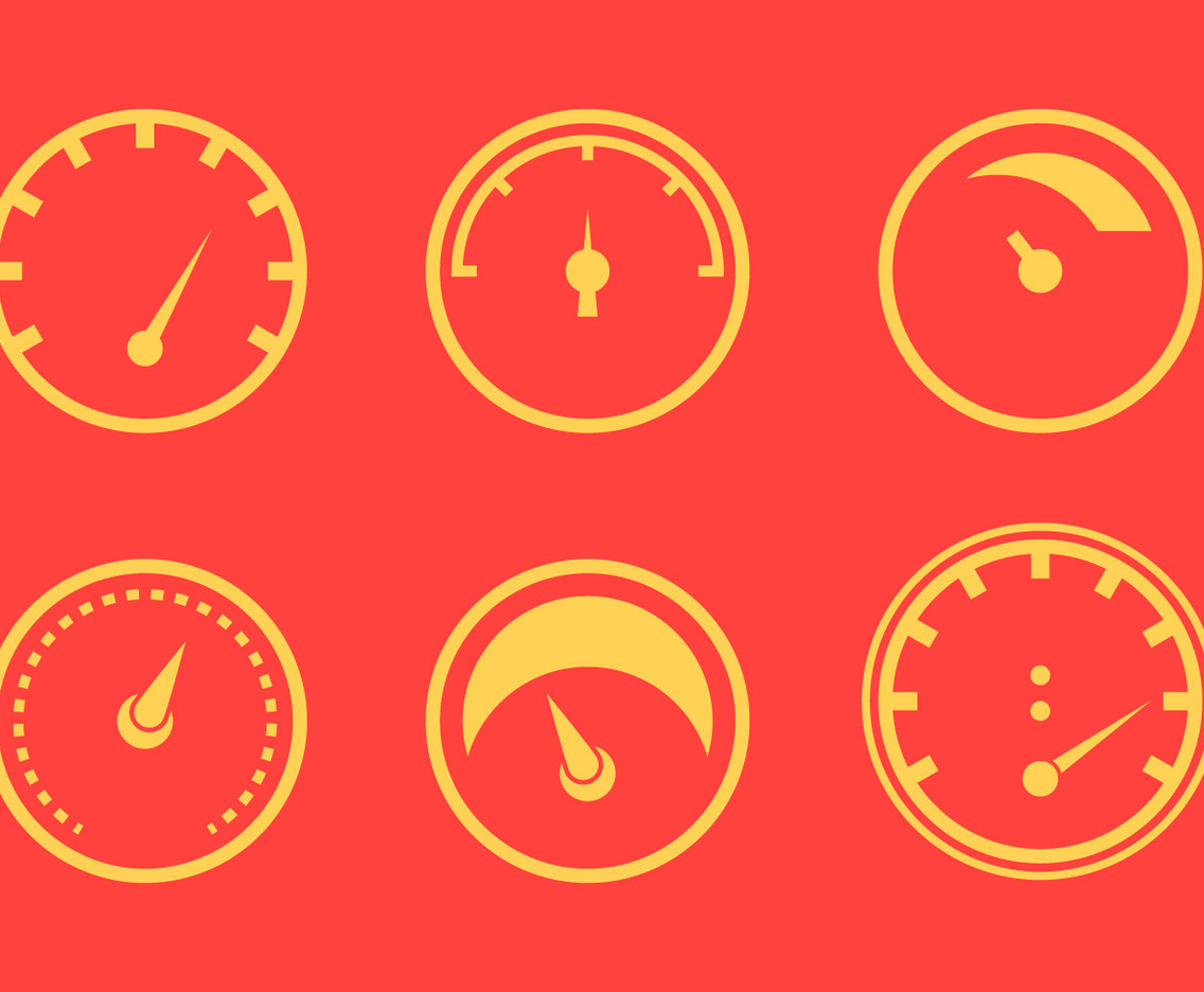 Free Tachometer Vector Graphic 1