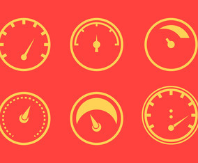 Free Tachometer Vector Graphic 1