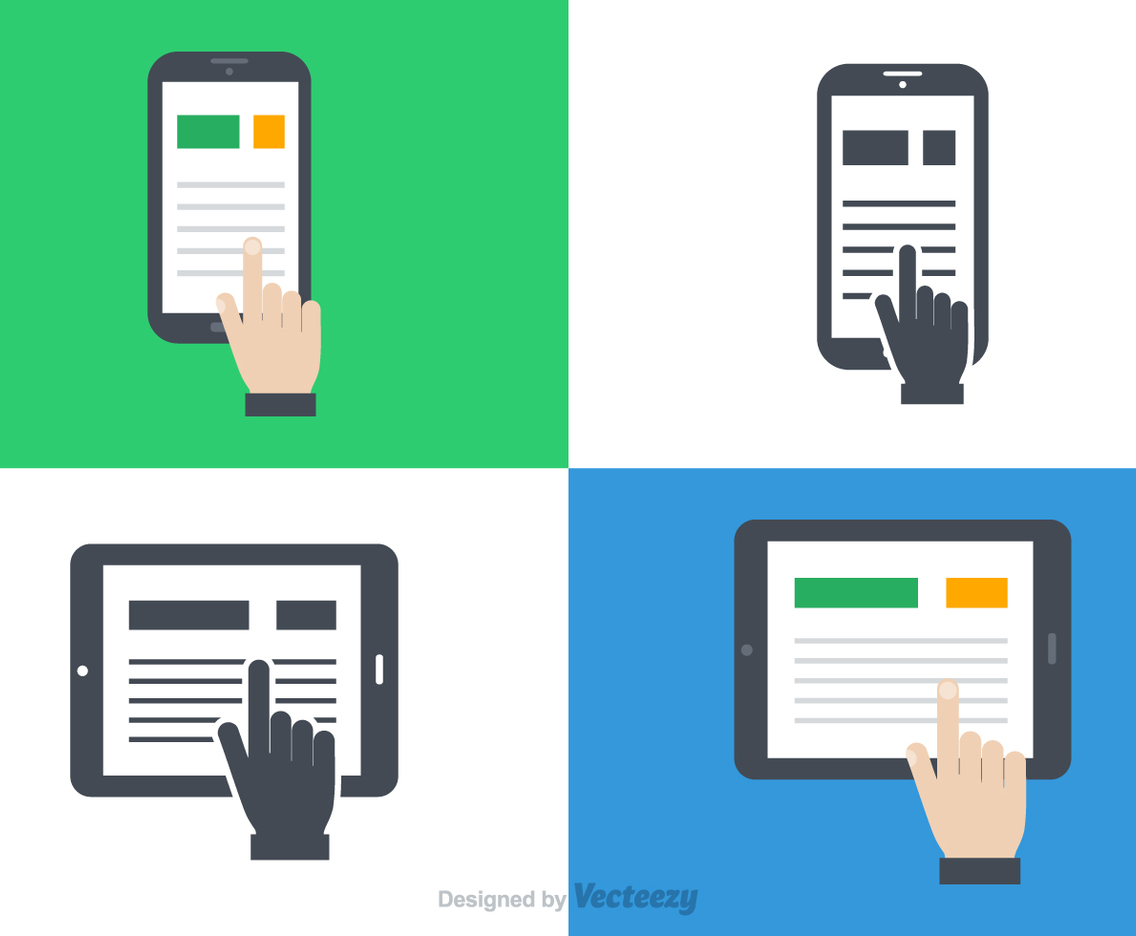 Free Ereader Vector Icons