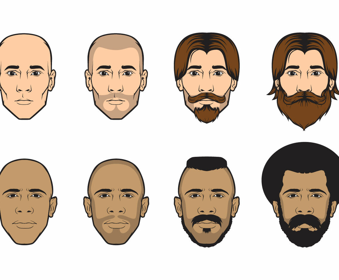 Hair Grow Vector illustration