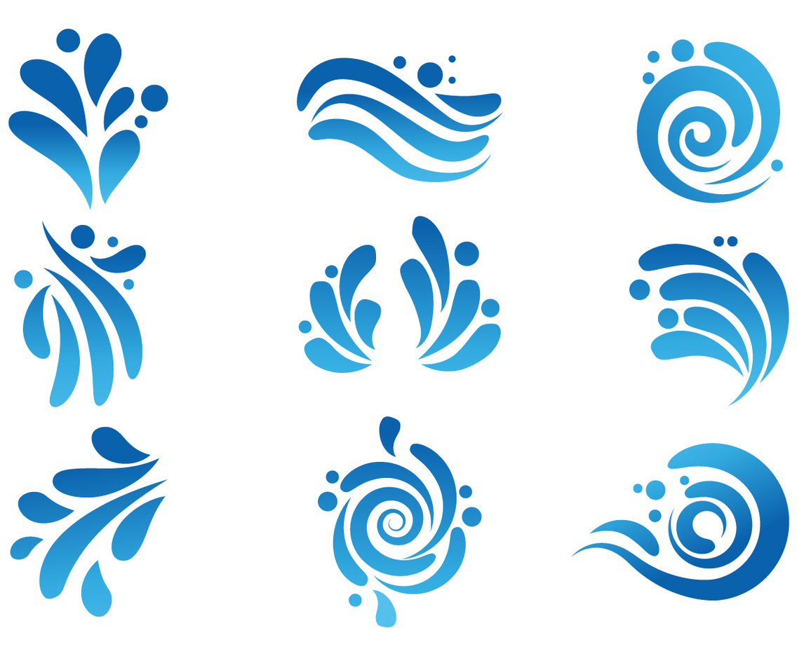 Free Water Vectors