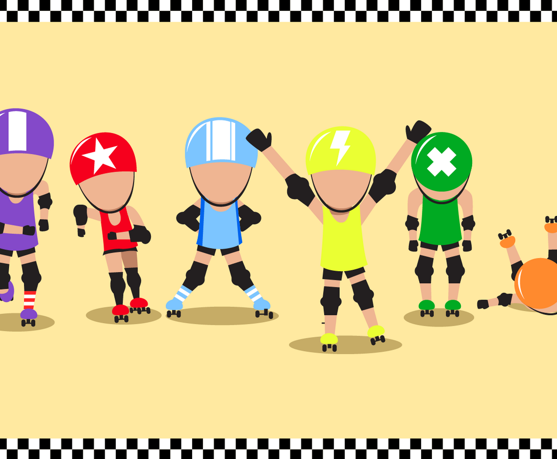 Free Roller Derby Vector