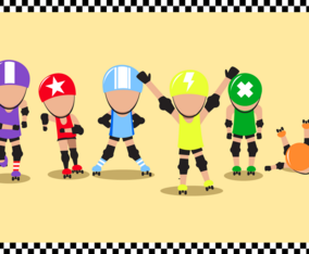 Free Roller Derby Vector