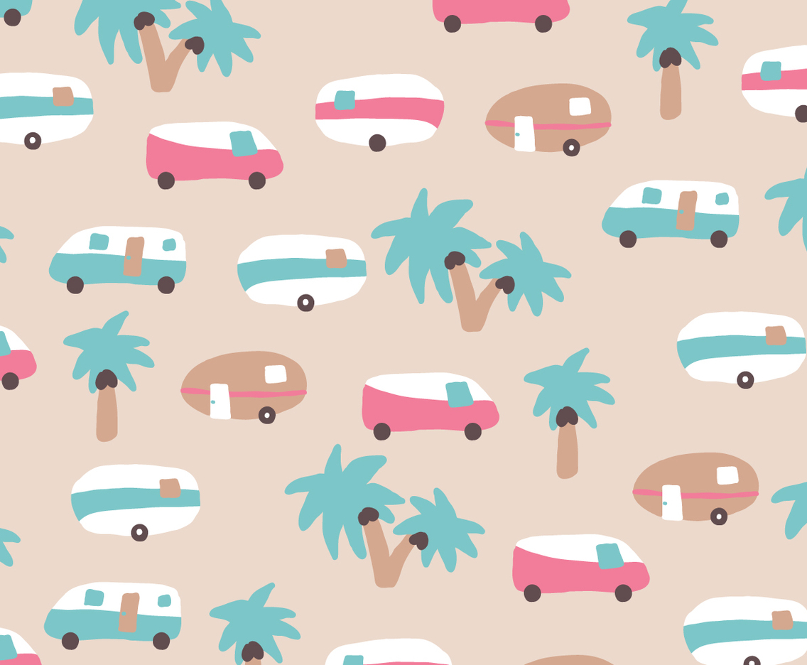 Caravan Pattern Vector