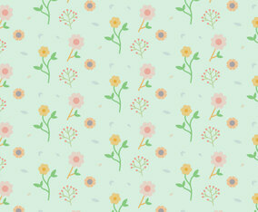 Flowers Pastel Pattern