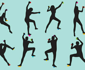 Climbing Silhouettes