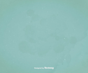 Stained Retro Green Grunge Background