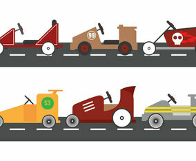 Soap Box Race Vector