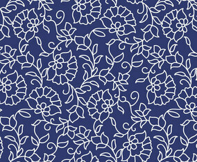 Outline Floral Pattern