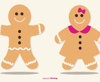 Cute LebkuchenGingerbread Illustrations