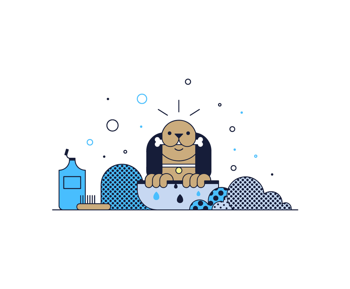 Free Puppy Wash Vector