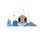 Free Puppy Wash Vector