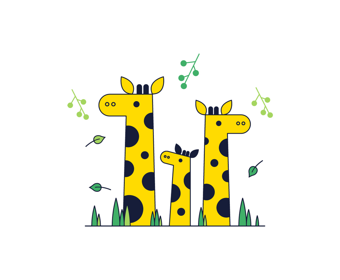 Free Giraffe Vector