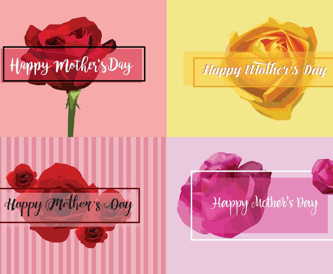 Free Mother's Day Vector Cards