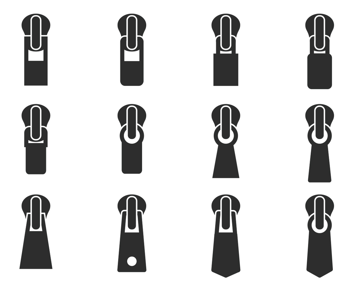 Free Zipper Pull Vector