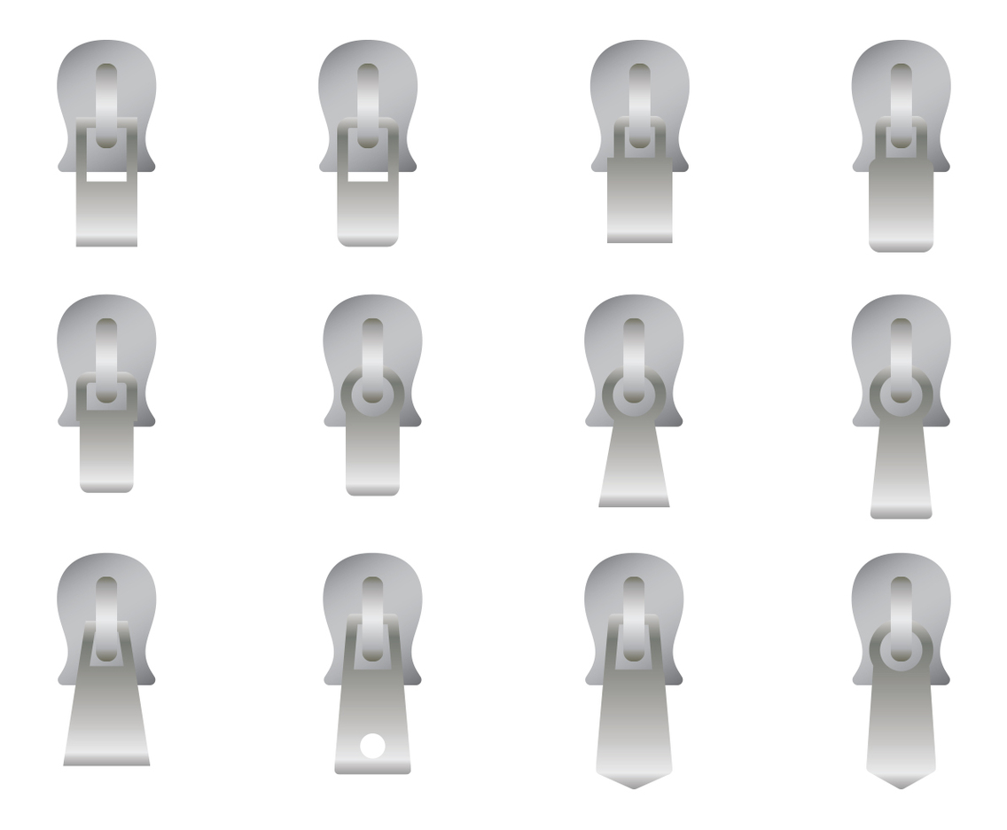 Free Zipper Pull Vector