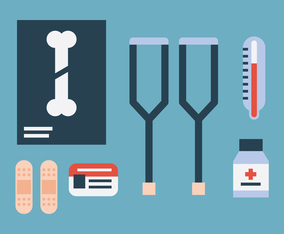 Broken Bone Vector Elements