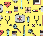 Medical Elements Pattern Vector