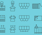 Roof Repair Icons