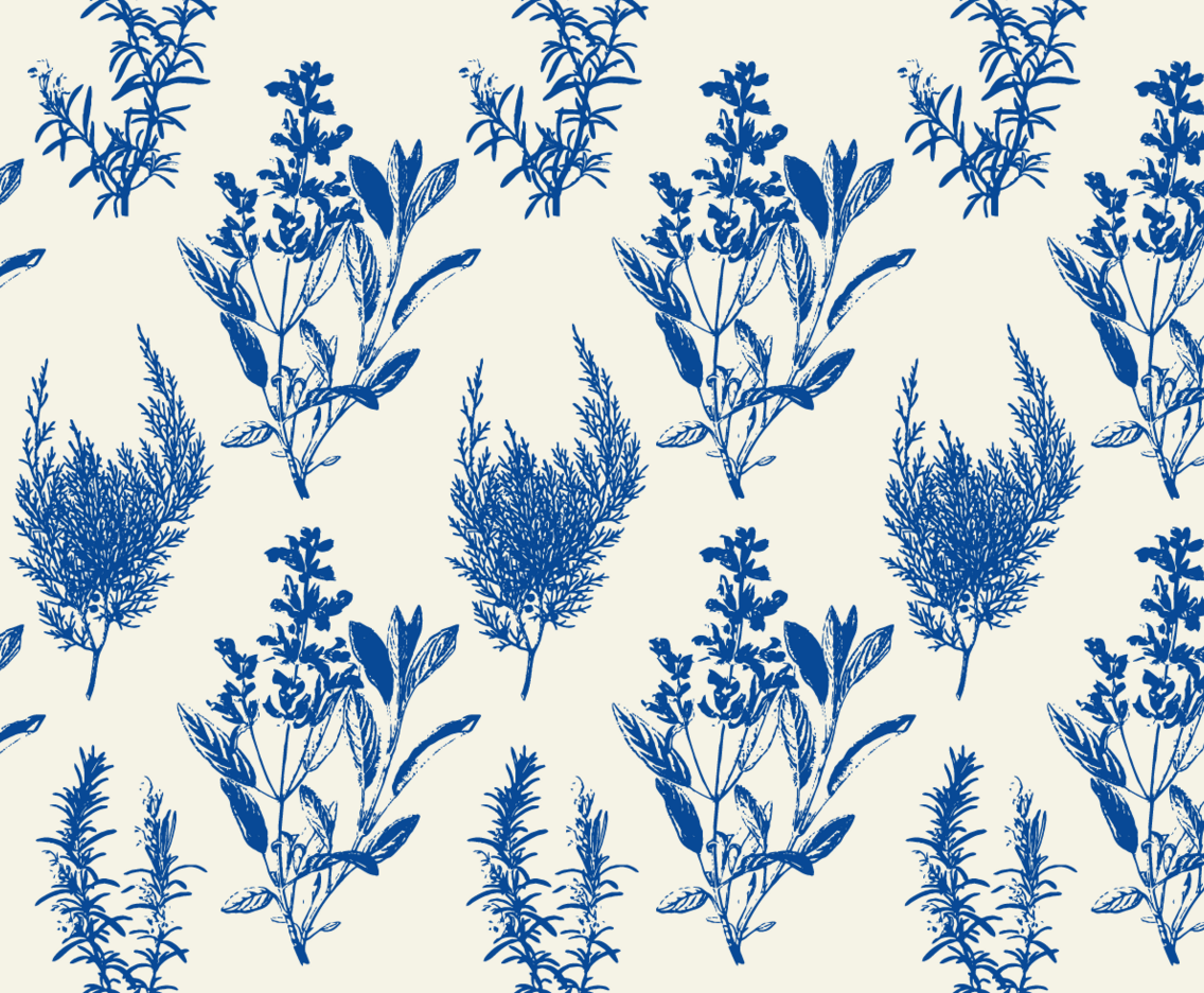 Blue Toile Pattern