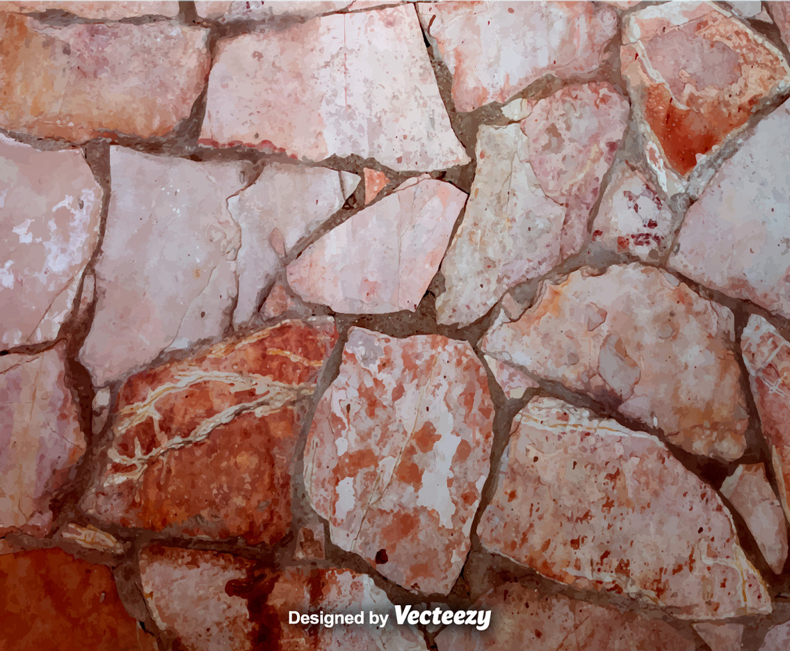 Vector Realistic Stonewall Background