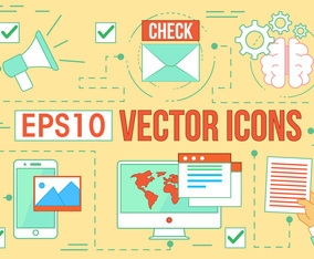 Free Digital Media Vector Icons
