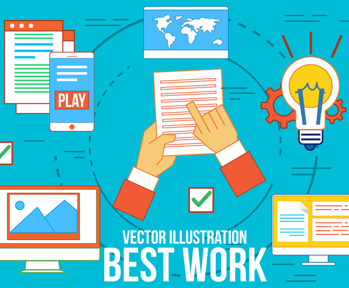 Free Best Work Vector Icons